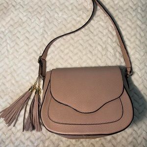 Borse in Pelle Made in Italy Pink Crossbody Bag